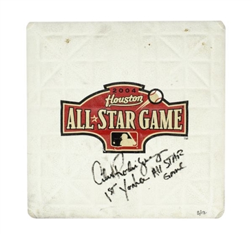 2004 Alex Rodriguez Signed All-Star Game Base Inscribed "1st Yankee All-Star Game" #d 5/13